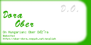 dora ober business card